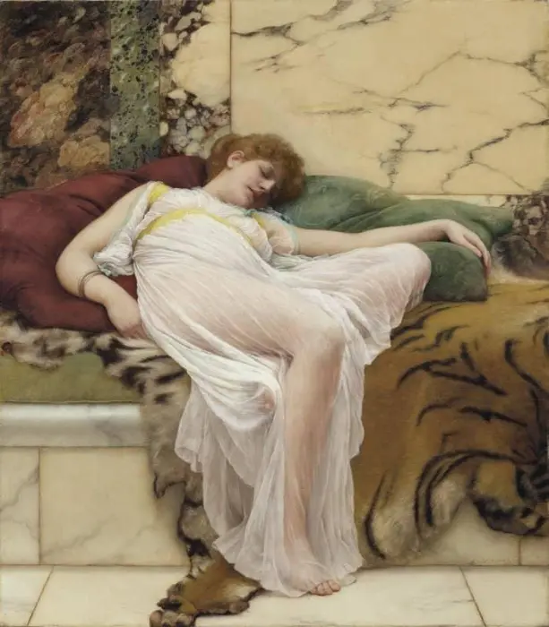 Bei der Siesta 1895