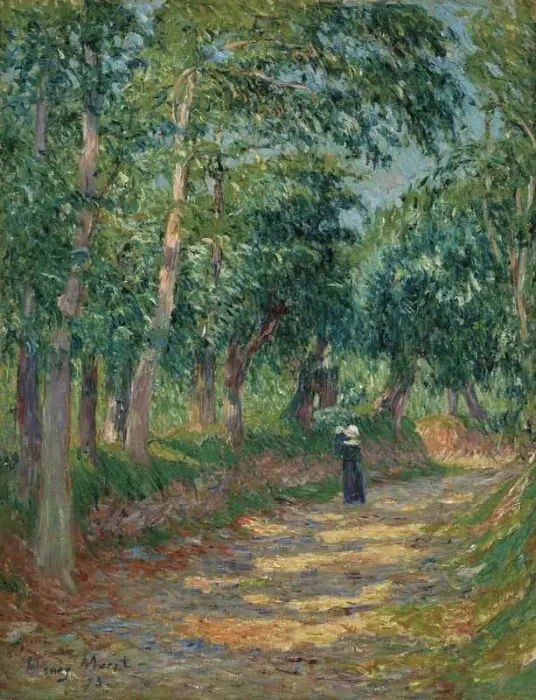Chemin Creux In Pont-aven 1898