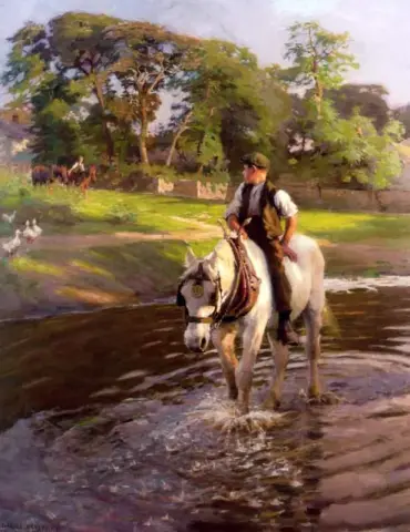 Slutten av en sommerdag 1909
